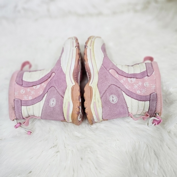 Timberland girls boots pink and white sz.2.5 - Picture 15 of 15